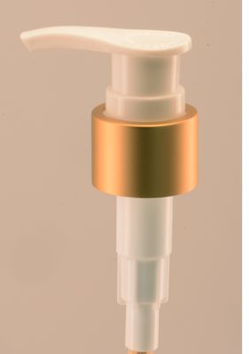 24-410 28-410 Matte Gold Lotion Pump , Metal Soap Dispenser Pump OEM Accept