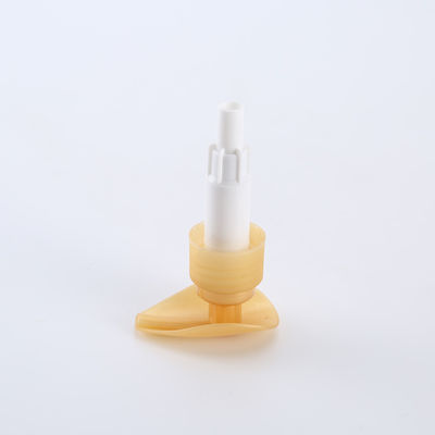 28/410 Clear Bottle Pump , Ribbed Liquid Soap Plastic Pump Cap