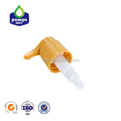 Yellow Plastic Lotion Pumps 4.0g For Body Wash Hand Cream Bottle
