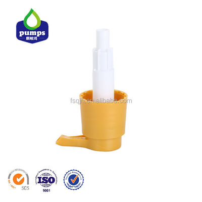 Yellow Plastic Lotion Pumps 4.0g For Body Wash Hand Cream Bottle