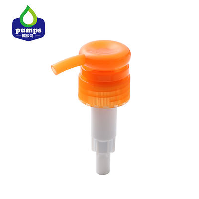 Plastic Shampoo Lotion Pump Head Screw Cover Non Spill White Soap Pump