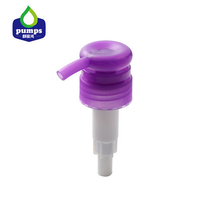 Plastic Shampoo Lotion Pump Head Screw Cover Non Spill White Soap Pump
