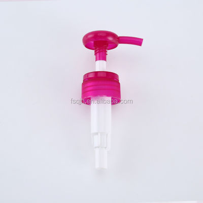 Plastic Shampoo Lotion Pump Head Screw Cover Non Spill White Soap Pump