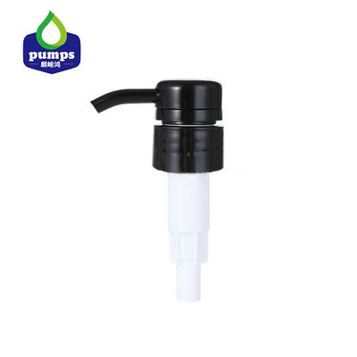 4CC 1 Gallon Shampoo Pump 0.14ml/T Black Screw Lock Plastic Soap Dispenser Pump Tops