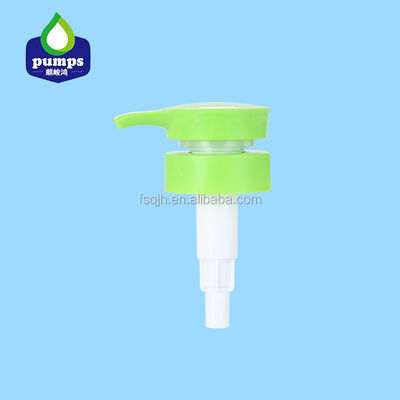 24/415 33/410 Shampoo Lotion Pump Light Green Screwed Round Top
