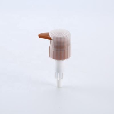 33/410 4cc Plastic Transparent Cover Body Wash Lotion Dispenser Pump