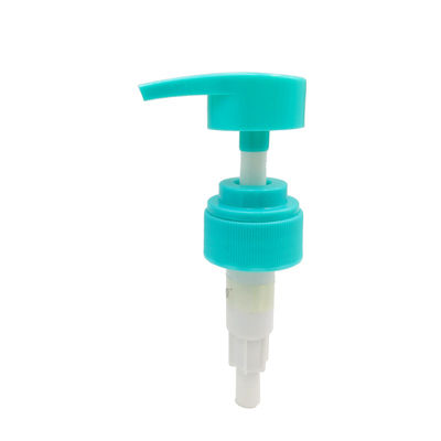 Custom Color 20/410 24/410 PP Plastic Lotion Pump Dispenser With Aluminum Metal Collar