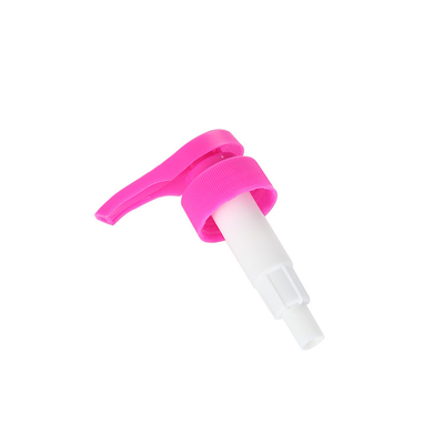 Purple PP Plastic Foam Pump Head 33mm 4.4g Non Spill Ribbed Closure