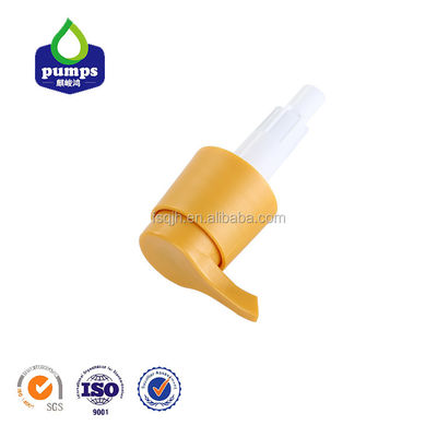 Yellow Plastic Lotion Pumps 4.0g For Body Wash Hand Cream Bottle