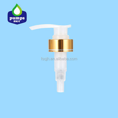 বিনামূল্যের নমুনা গোল্ড লোশন পাম্প 24-410 24-415 কাস্টম লোগো বাল্ক সোপ ডিসপেনসার পাম্প