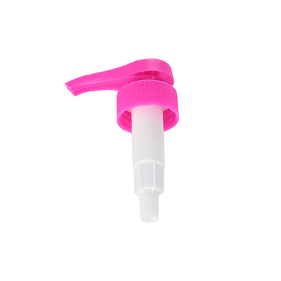 Purple PP Plastic Foam Pump Head 33mm 4.4g Non Spill Ribbed Closure